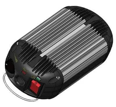 Dedolight DC dimmable ballast for DLED4-D / -T to use with 12V or 24V batteries (10,2 - 18V DC). DDCC cable or DLPS12-60 AC power supply required