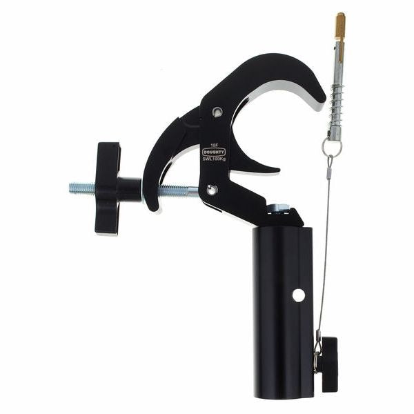 Doughty TV QUICK TRIGGER S/LINE CLAMP (fitted with 29mm aluminium receiver) (black)