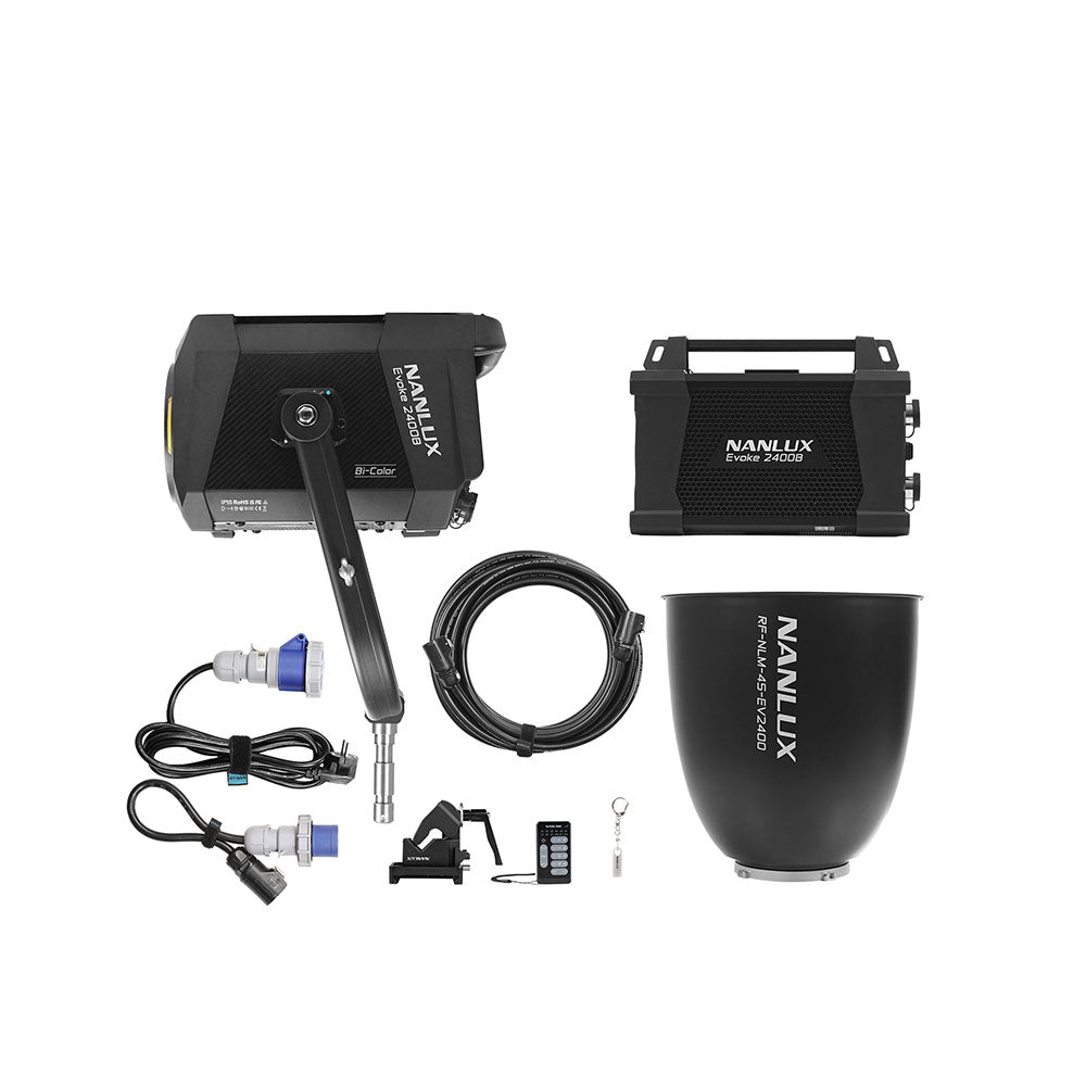 Nanlux Evoke 2400B Bi-color Spot Light with Reflector 45° in Carton Packaging