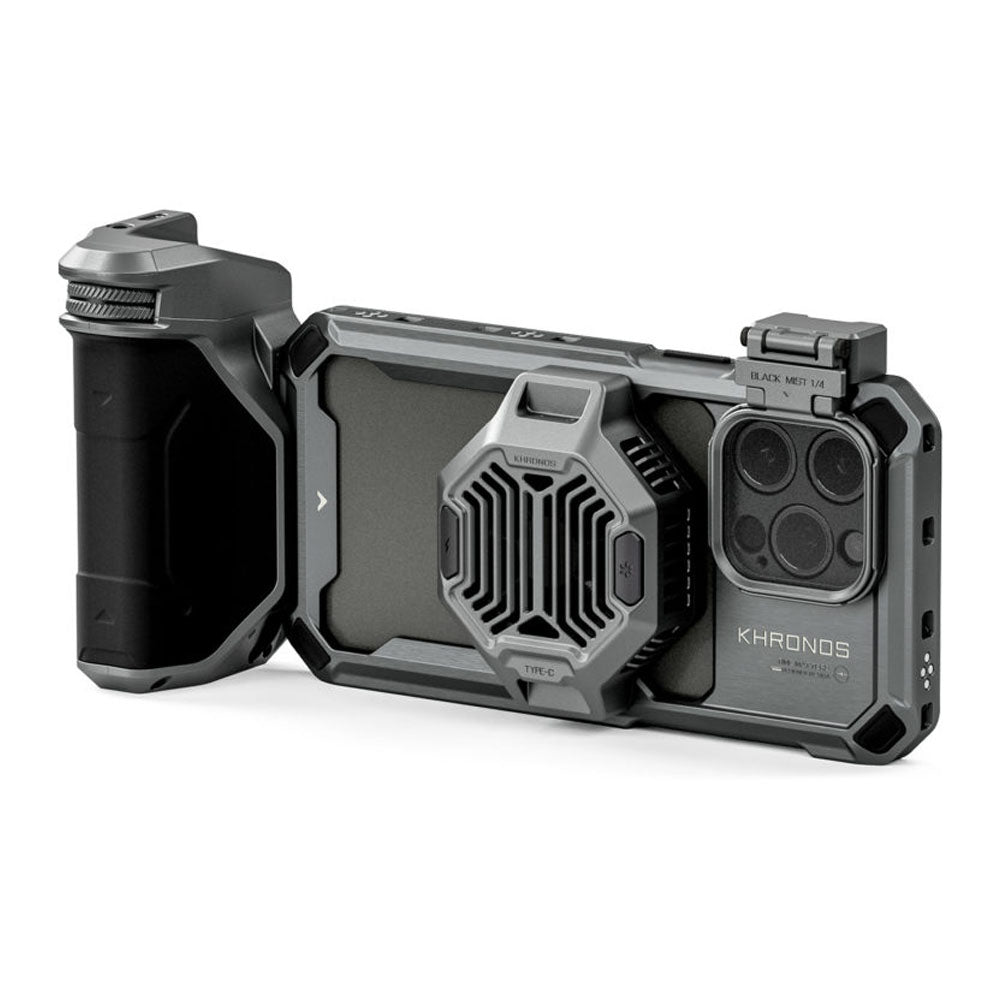 Tilta Khronos iPhone 15 Pro Advanced Kit - Space Gray with battery