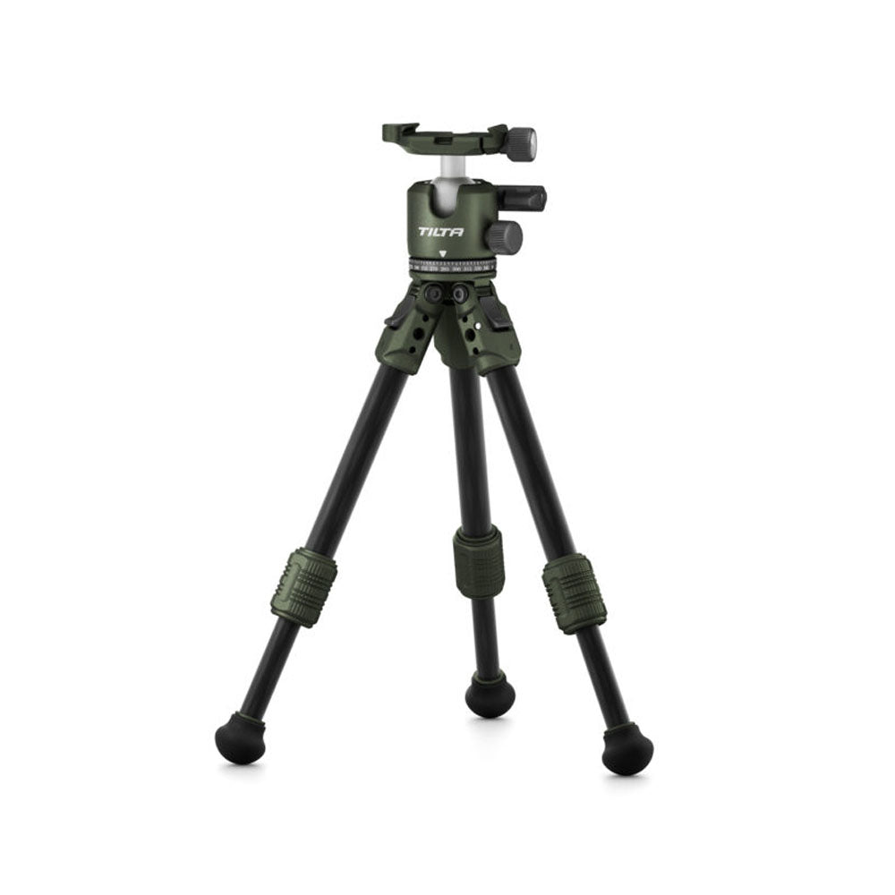 Tilta  Tabletop Ball Head with 1-Stage Carbon Fiber Tripod Legs (3KG) - Forest Green