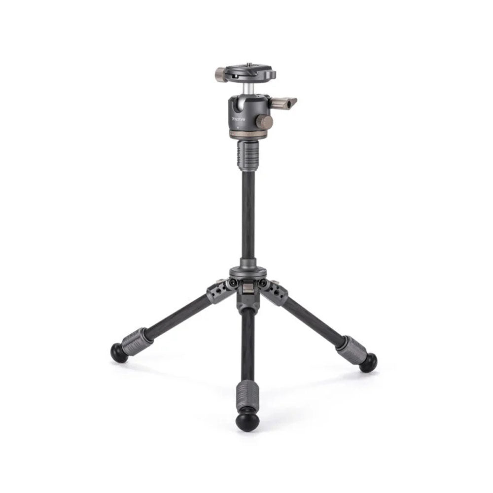 Tilta  Tabletop Ball Head with 1-Stage Carbon Fiber Tripod Legs (3KG) Extendable Edition - Space Gray
