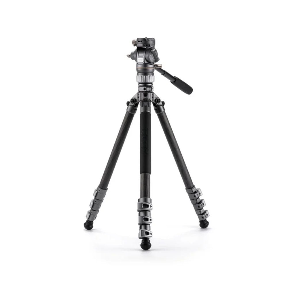 Tilta  Travel Video Fluid Head with 3-Stage Carbon Fiber Legs (5KG) - Space Gray