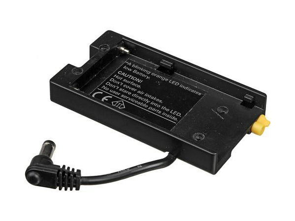 Dedolight 7.2 V Sony battery shoe for NP-F / Panasonic VW-VBD1