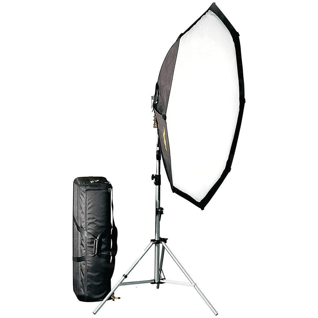 Dedolight Panaura 5 tungsten kit, 1 x 1000 W, soft case 
(230 V AC, European cable)