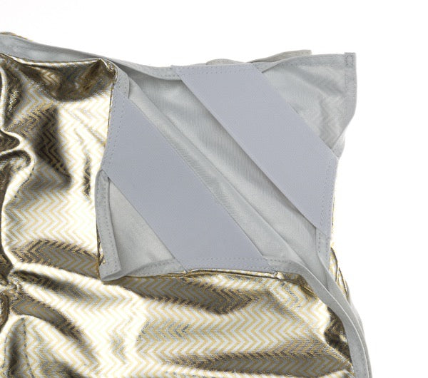 Chimera ZEBRA SILVER-GOLD / WHITE FABRIC FOR 42X42" / 107X107 CM PANEL FRAME