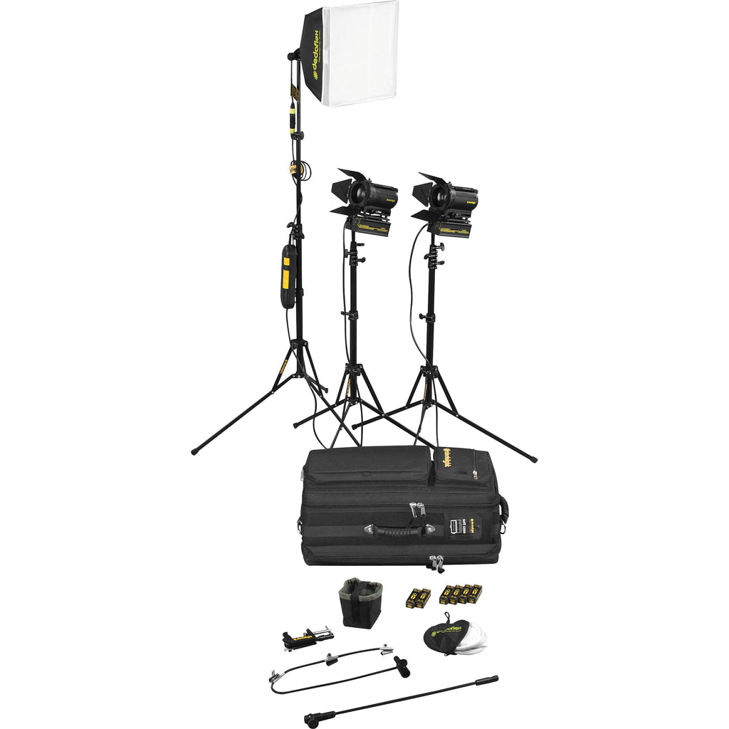 Dedolight 3-Light kit with soft case DSC1
(230 V AC, European)