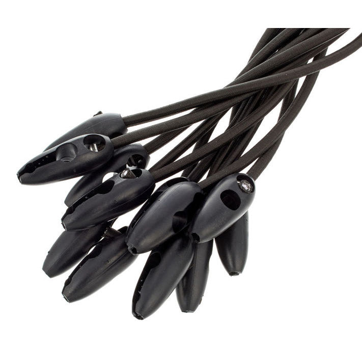 Dedotec Schweiz Gmbh 12xStück Spannflex 5 mm 50 cm schwarz
