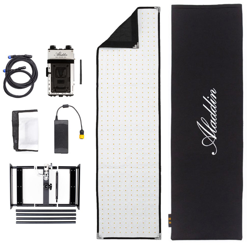 Aladdin BI-FABRIC 4 System (200W Bi-Color) w/ V-Mount