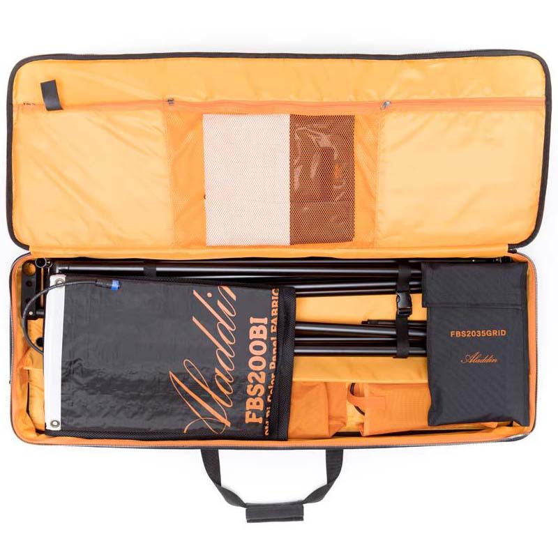 Aladdin FABRIC-LITE 20 Full Kit (200W Bi-Color) w/ V-Mount, Kit Case and Frame