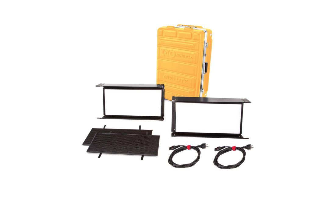 Kinoflo Diva-Lite 20 LED DMX Kit (2-Unit), Univ w/ Flight Case