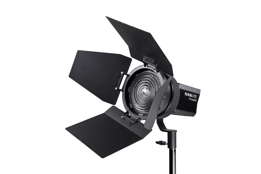 Nanlite Fresnel Lens with Barndoor (Forza 60/60B) (FM Mount)