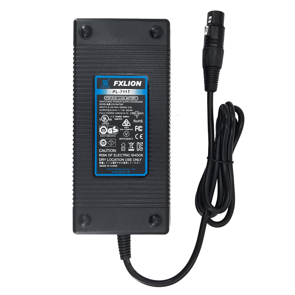 Fxlion 1 CH Fast Charger for MEGA BATTERY 29.4V / 7A