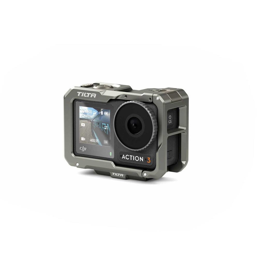 Tilta Camera Cage for DJI Osmo Action 3 Basic Kit - Titanium Gray