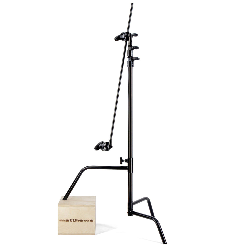 Matthews 40" C-STAND BLACK  W/SLIDING LEG, INCLUDES GRIP HEAD & ARM