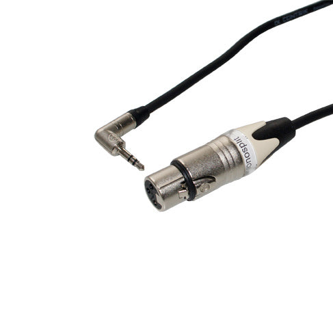 Contrik 0.5m XLR female ~ 3.5mm 3pol L = R