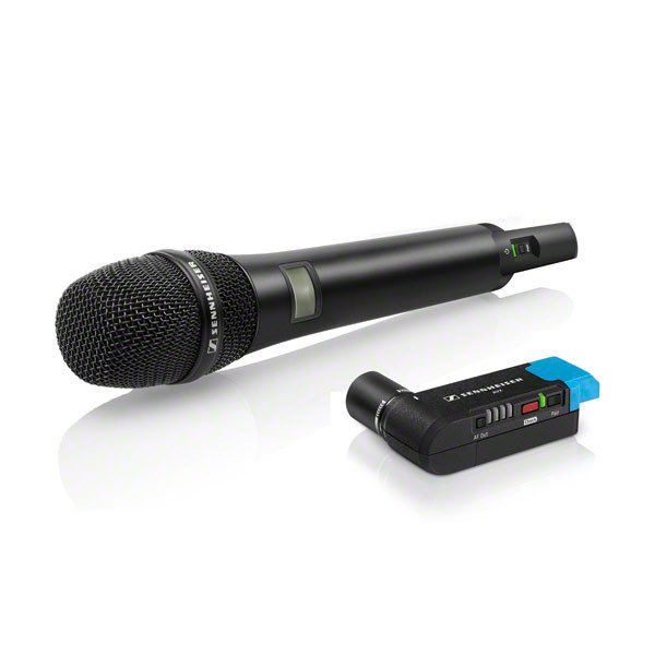 Sennheiser Kameraset mit je 1x: EKP AVX-3, SKM AVX-835-3, Kabel XLR -> Klinke, Blitzschuh-Adapter, BA 20, BA 10 und NT 5-10