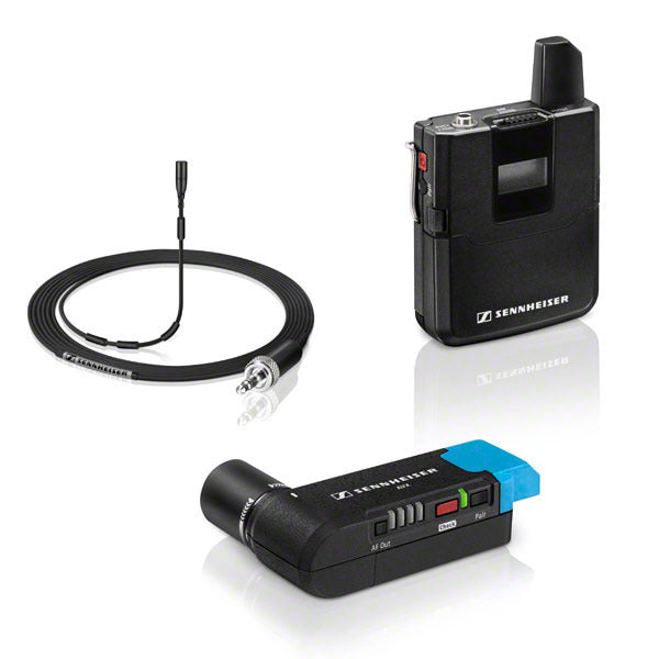 Sennheiser Kameraset mit je 1x: EKP AVX-3, SK AVX-3, MKE 2, Kabel XLR -> Klinke, Blitzschuh-Adapter, BA 20, BA 30 und NT 5-10